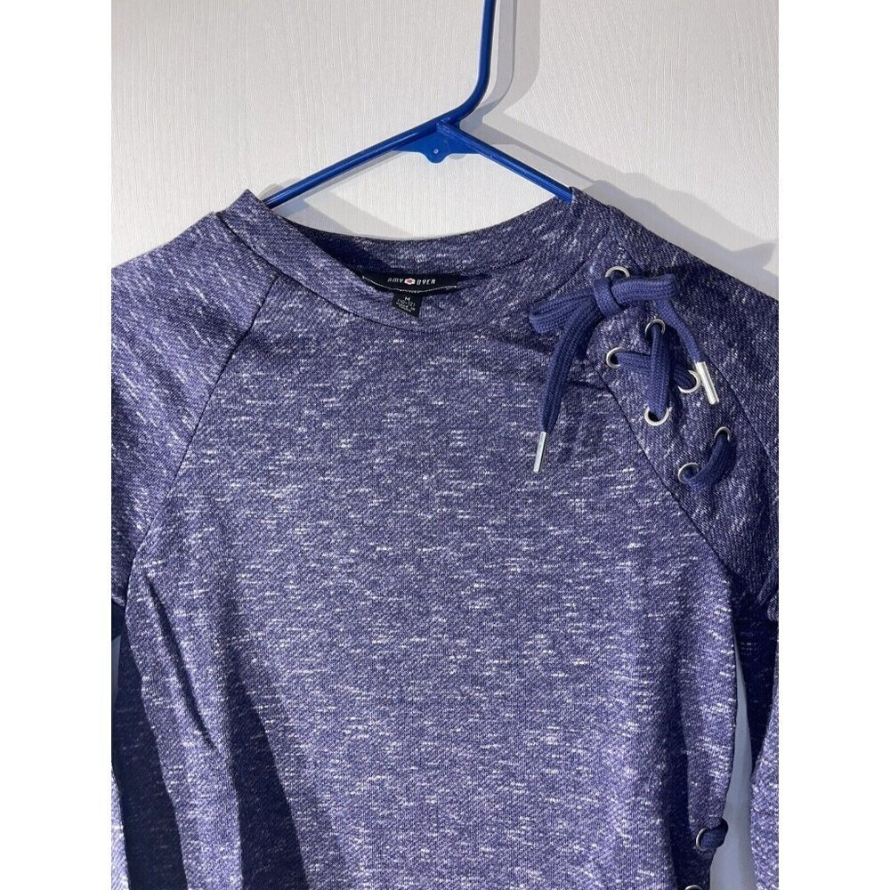 Amy Byer Sweater With Lace Detail Long Sleeve Girls Size M (10/12) NWT - Picture 4 of 4